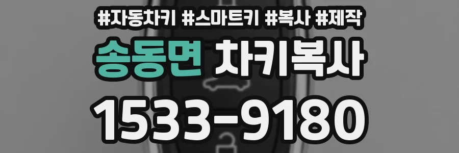 송동면 차키복사