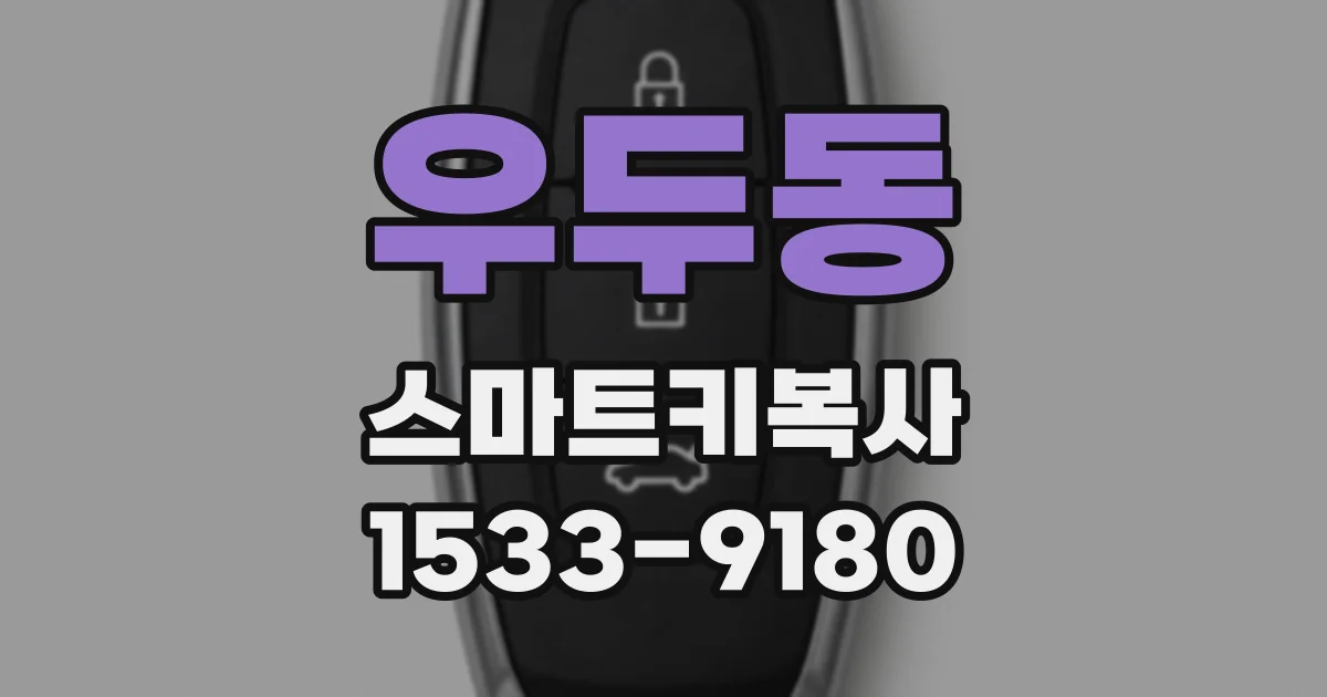 우두동 스마트키복사