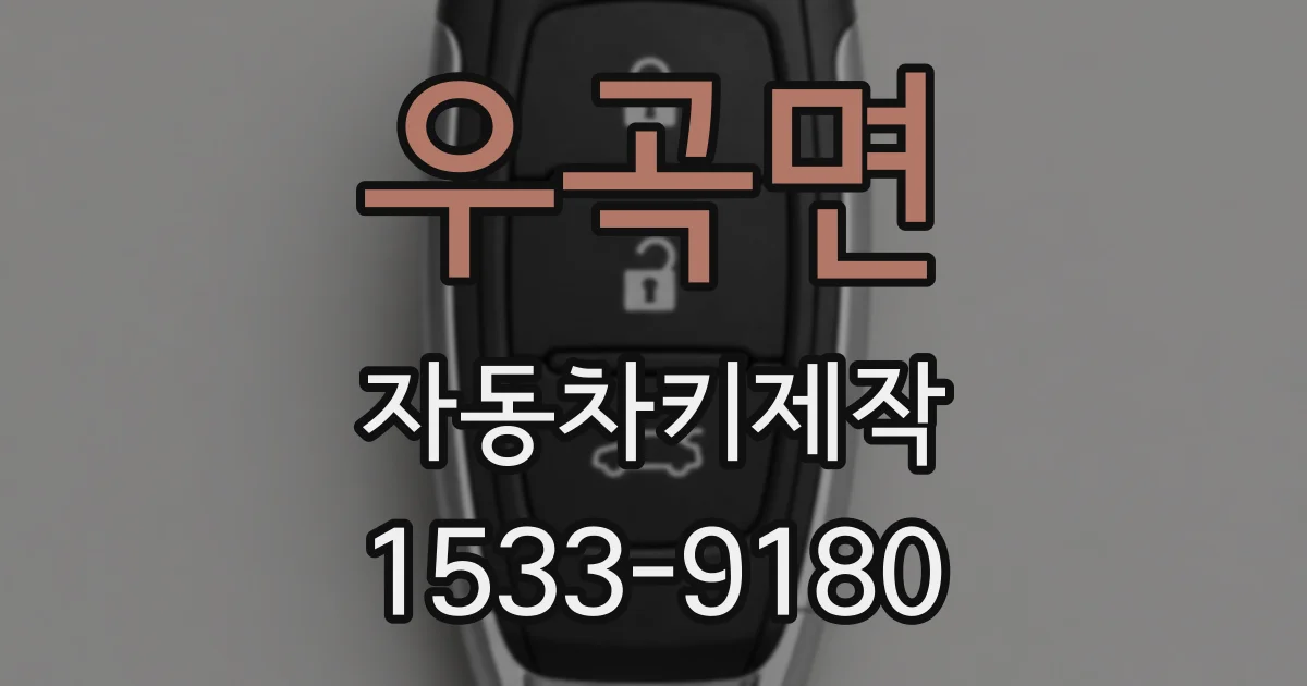 우곡면 자동차키제작