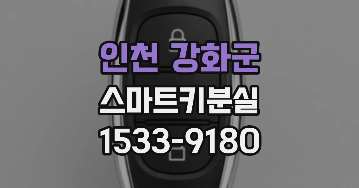 인천 강화군 스마트키분실
