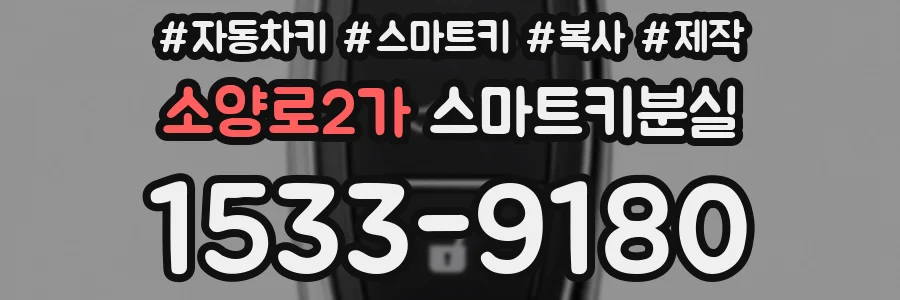소양로2가 스마트키분실