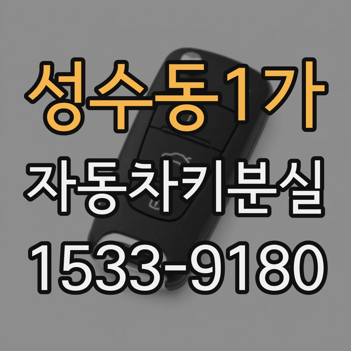 성수동1가 자동차키분실