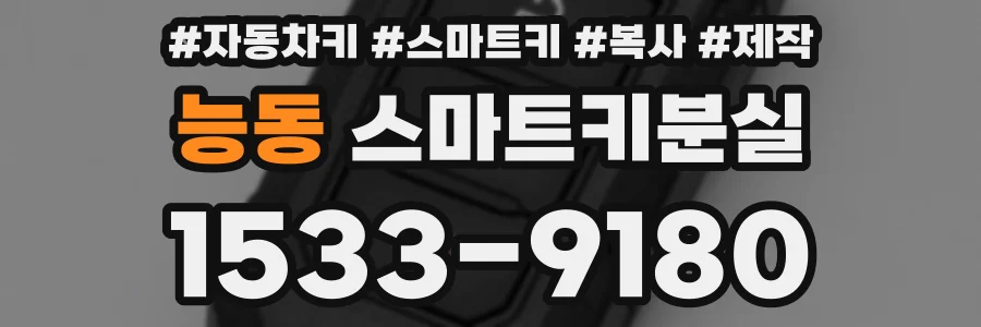 능동 스마트키분실