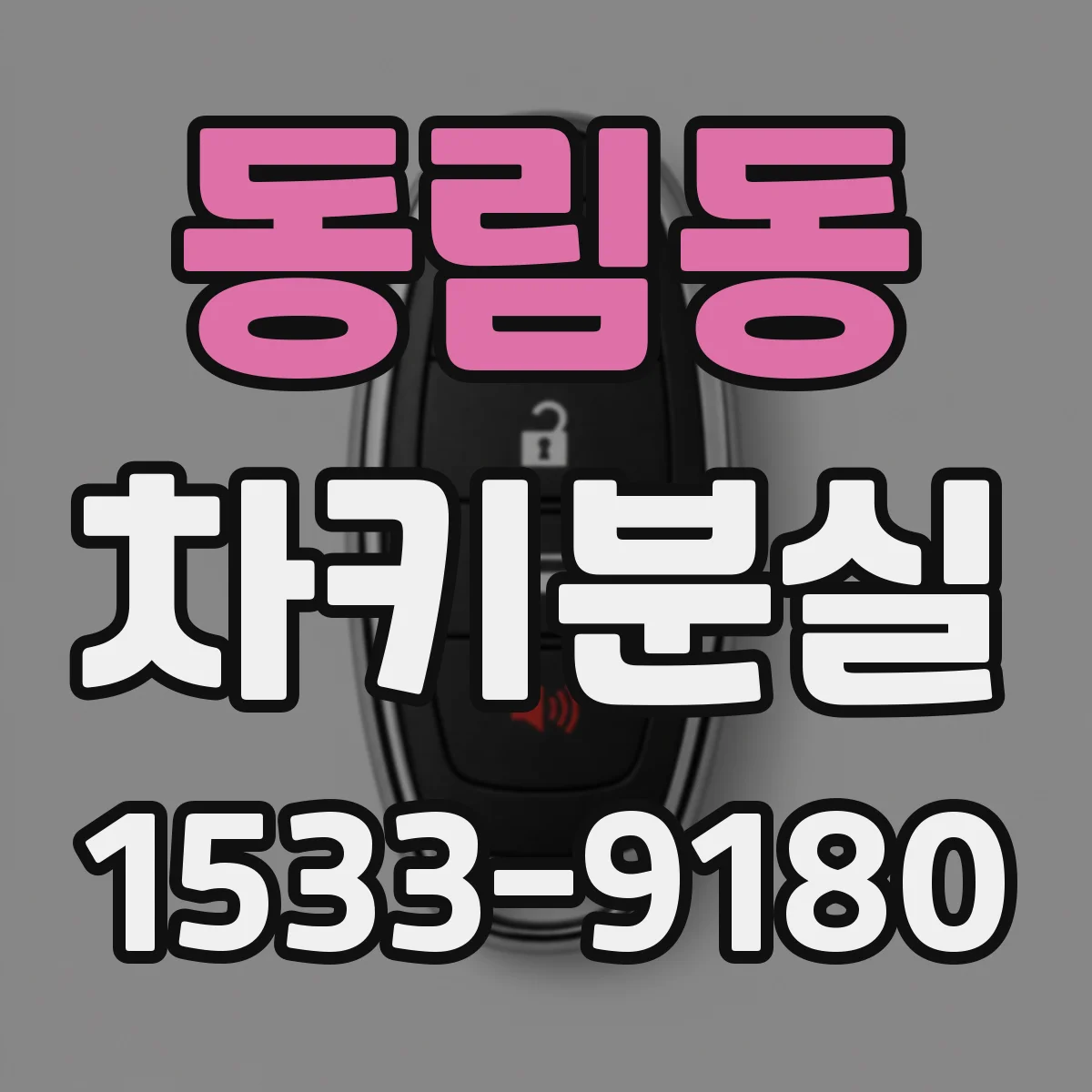 동림동 차키분실