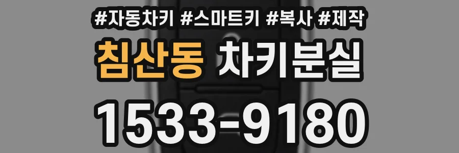 침산동 차키분실