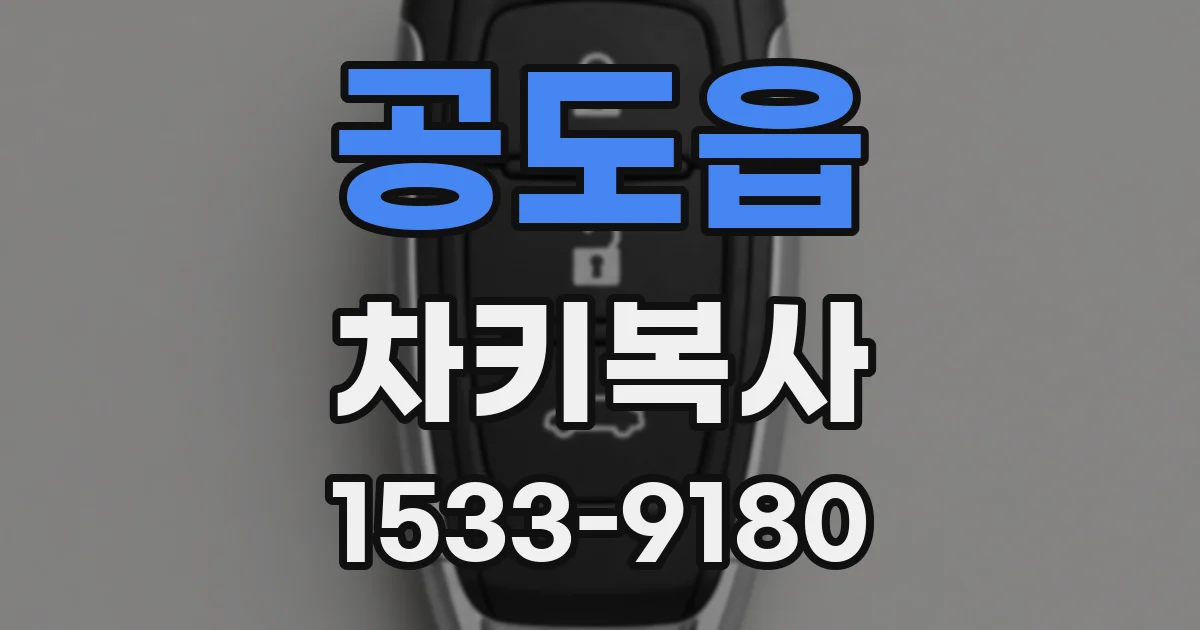 공도읍 차키복사