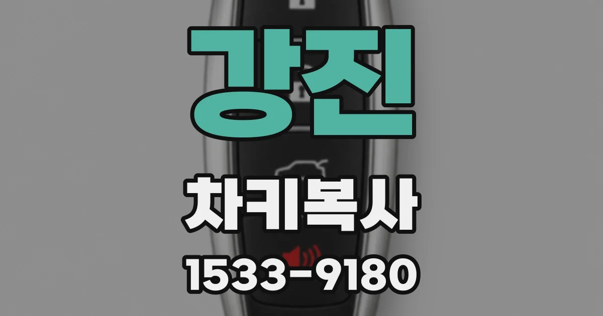 강진 차키복사
