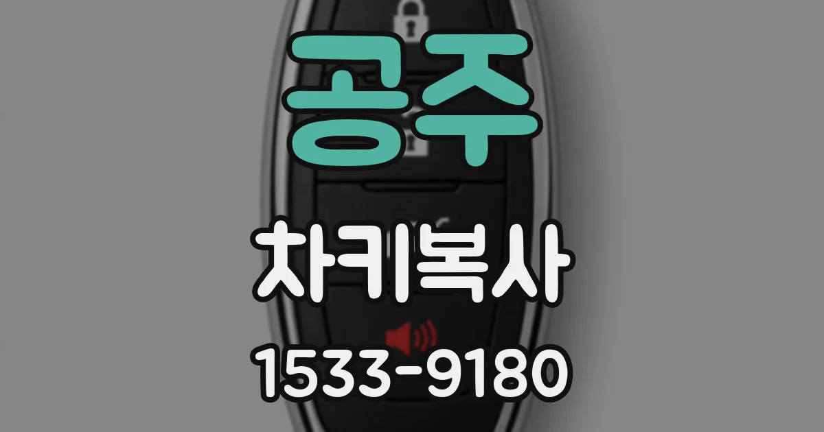 공주 차키복사