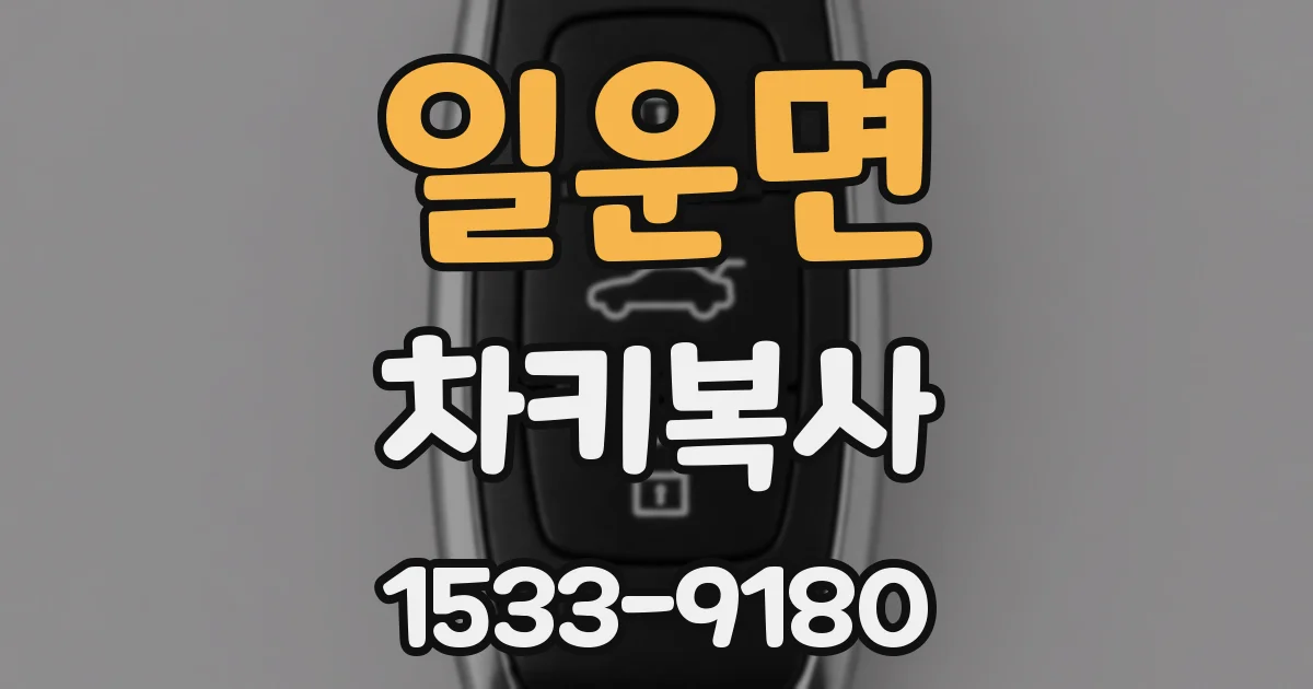 일운면 차키복사