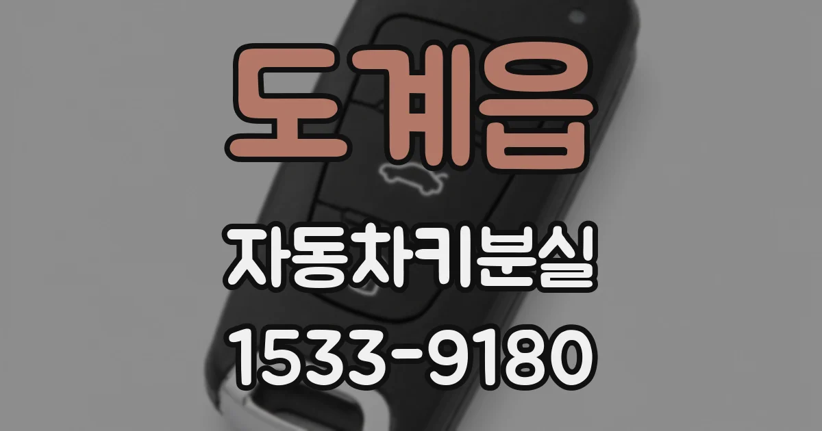 도계읍 자동차키분실