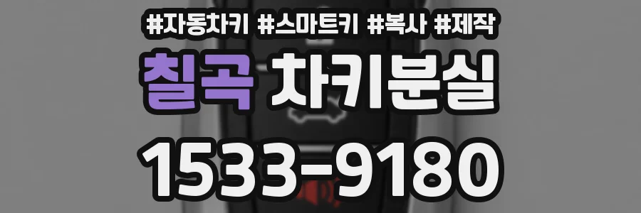 칠곡 차키분실