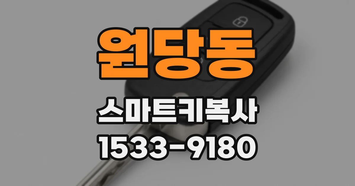 원당동 스마트키복사