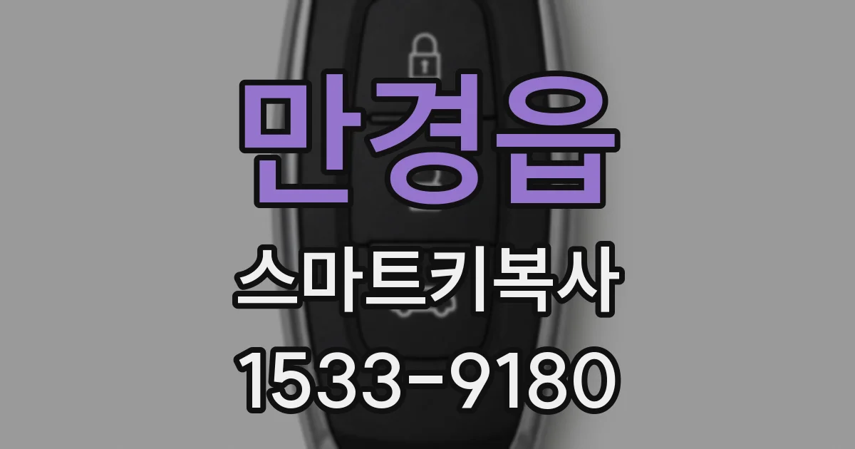 만경읍 스마트키복사
