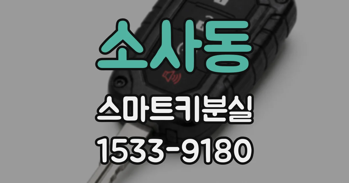 소사동 스마트키분실