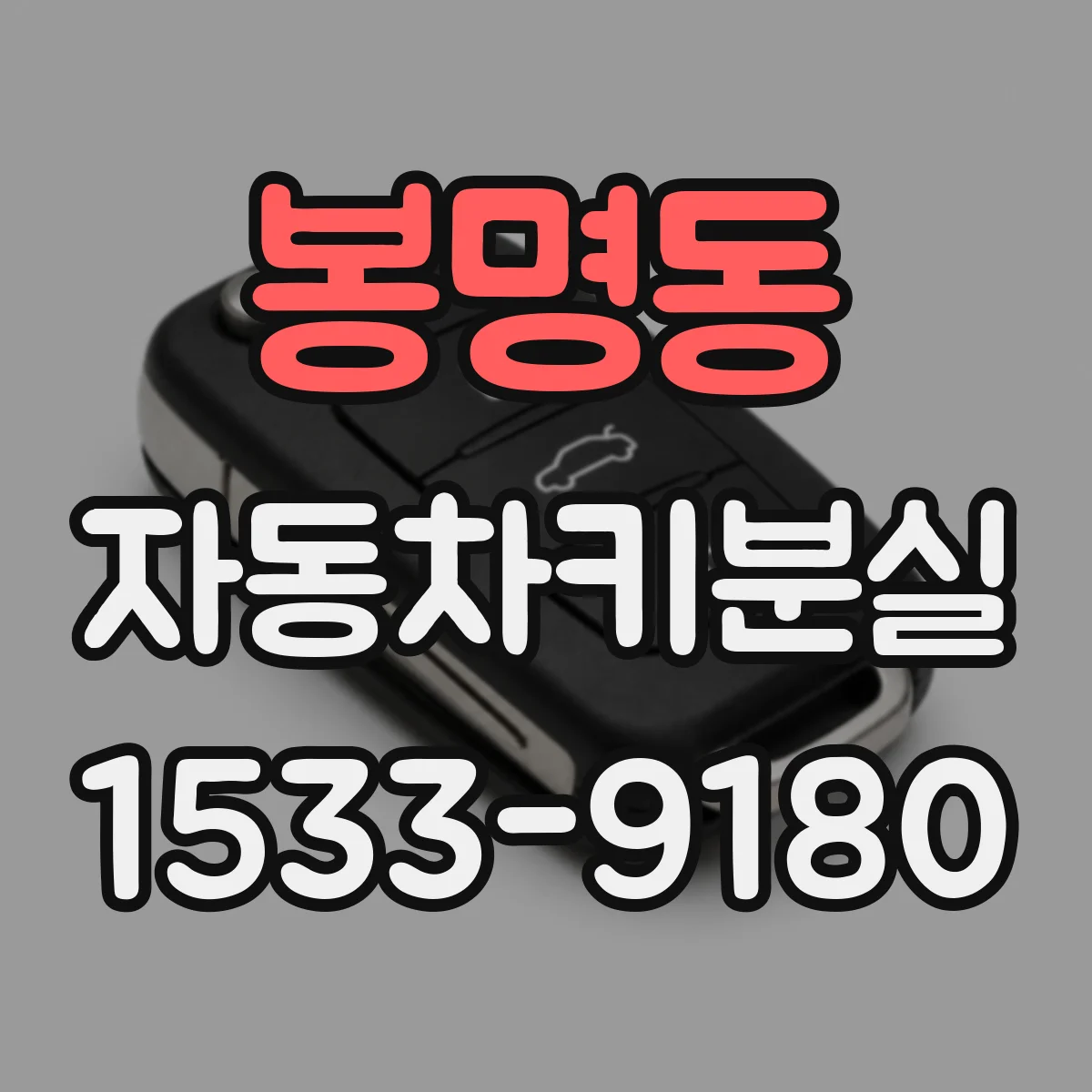 봉명동 자동차키분실