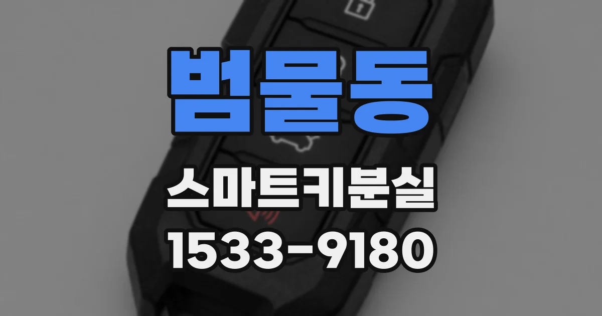 범물동 스마트키분실
