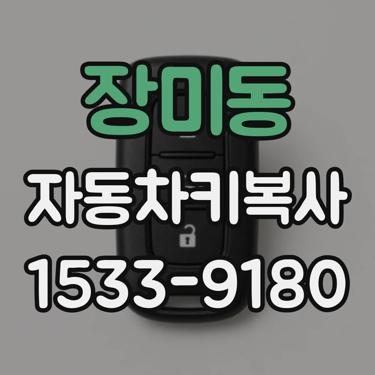 장미동 자동차키복사