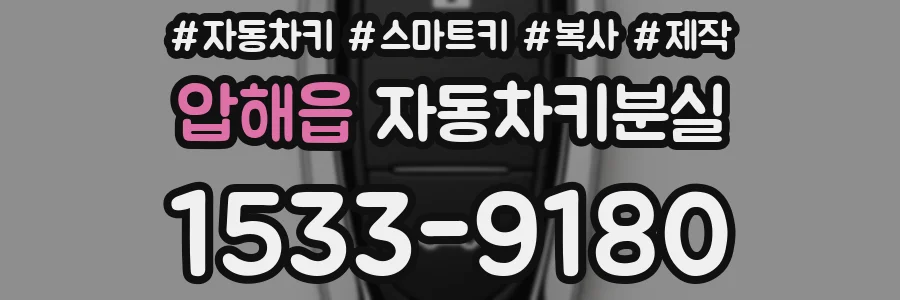 압해읍 자동차키분실