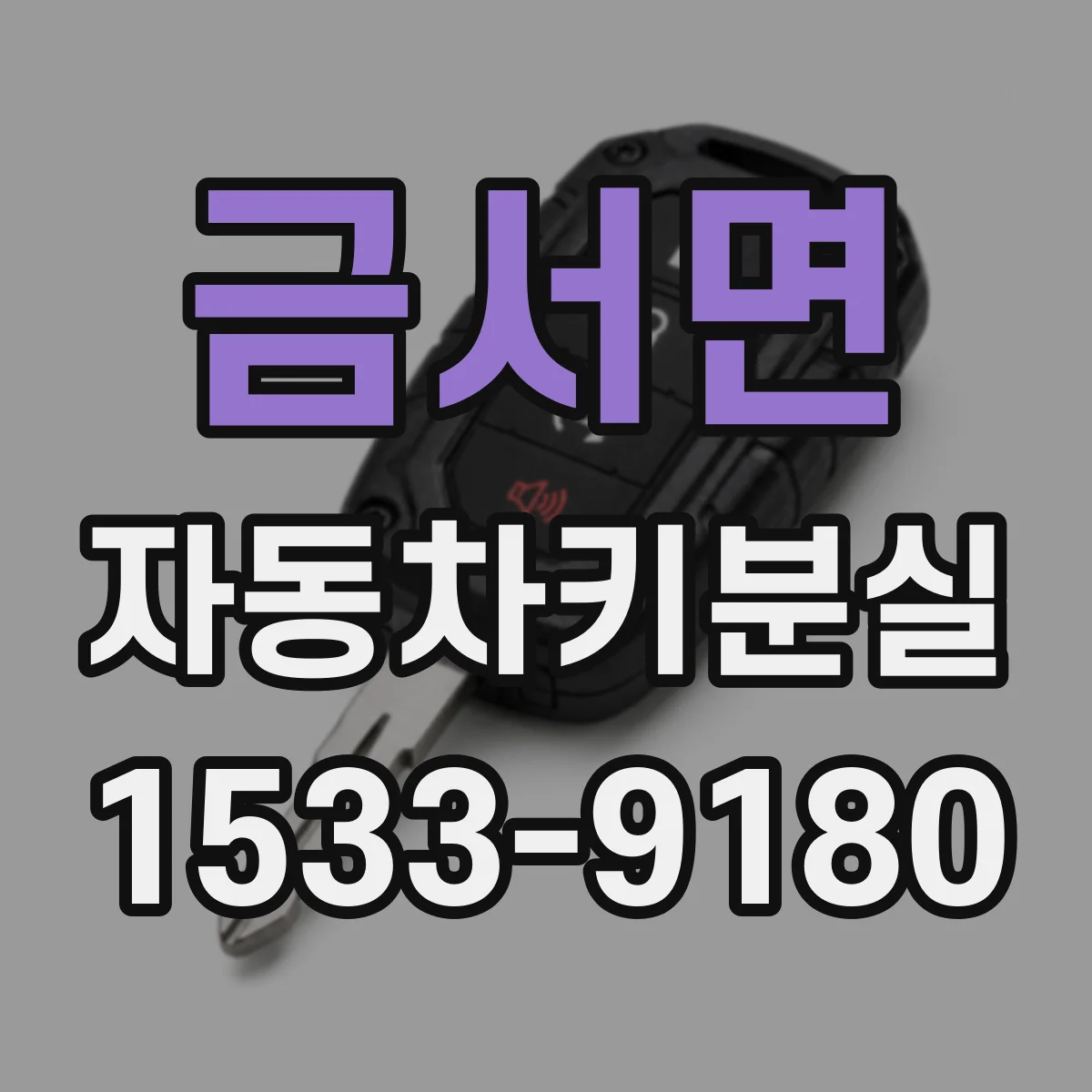 금서면 자동차키분실