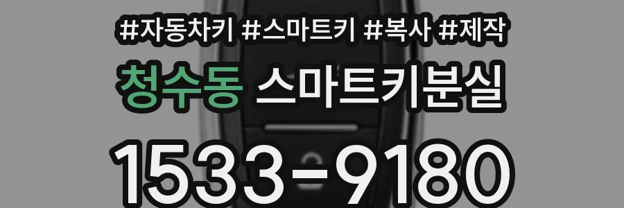 청수동 스마트키분실