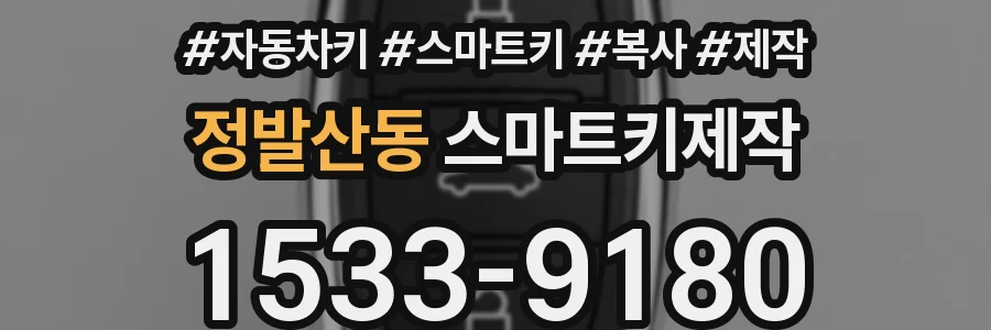 정발산동 스마트키제작