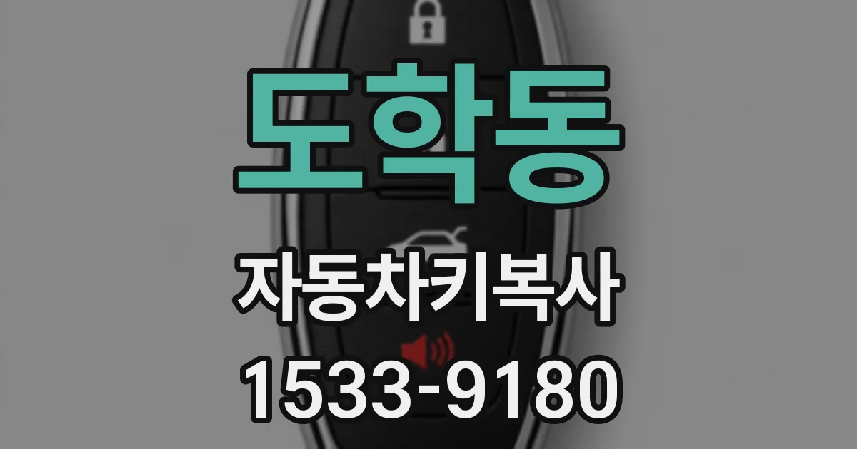 도학동 자동차키복사