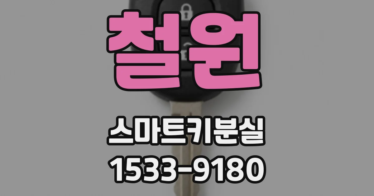 철원 스마트키분실
