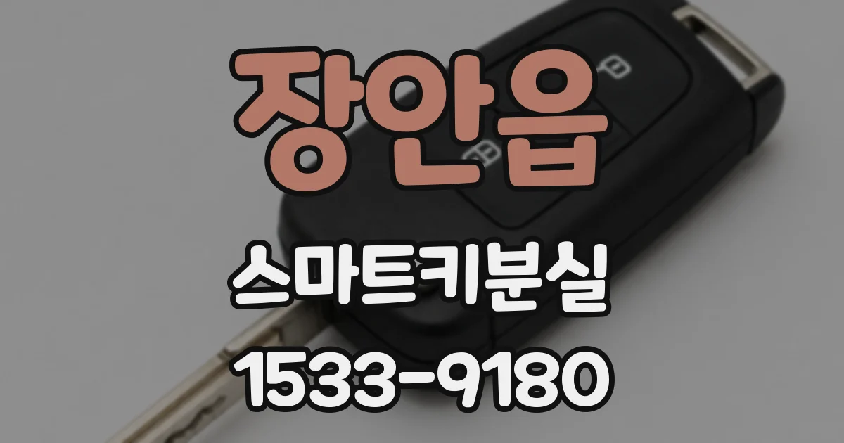 장안읍 스마트키분실