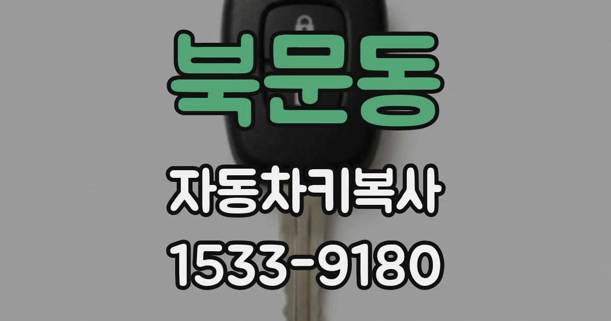 북문동 자동차키복사