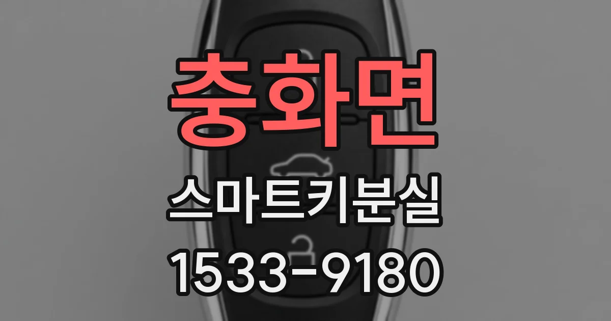 충화면 스마트키분실