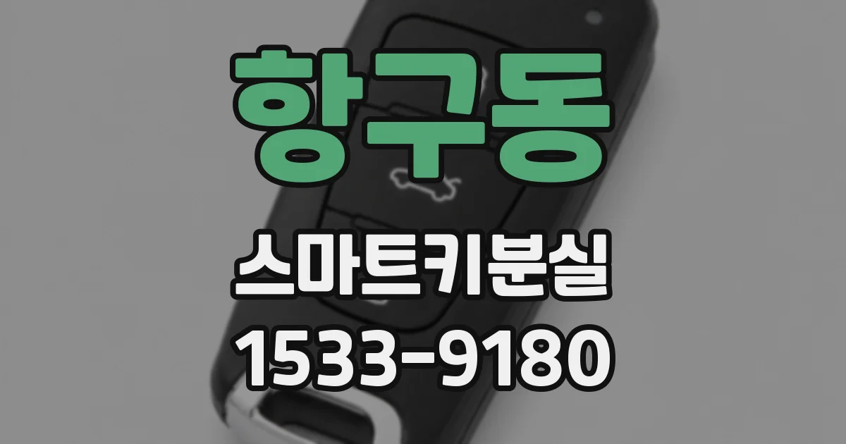 항구동 스마트키분실
