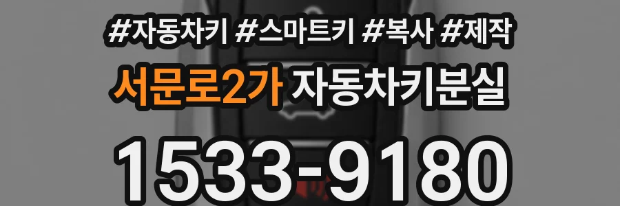 서문로2가 자동차키분실