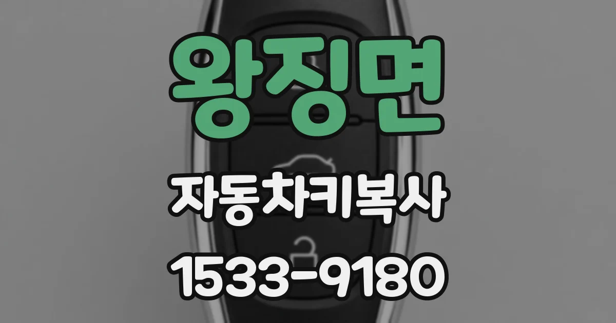 왕징면 자동차키복사