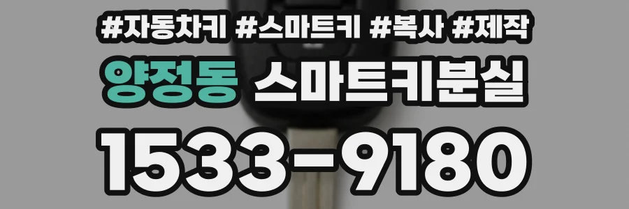 양정동 스마트키분실