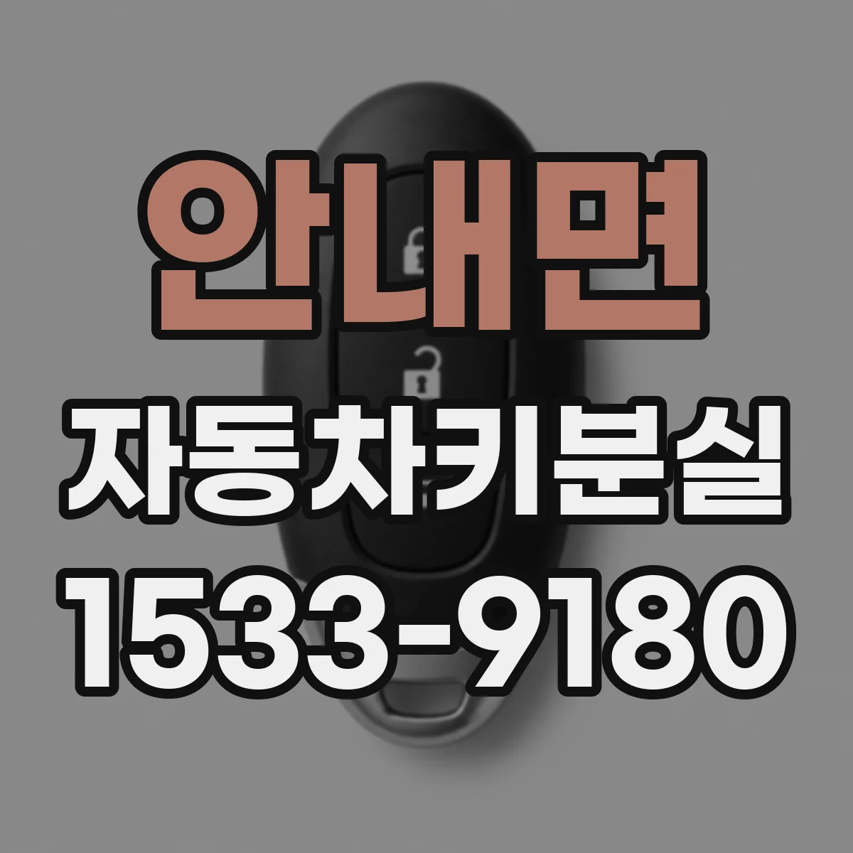 안내면 자동차키분실