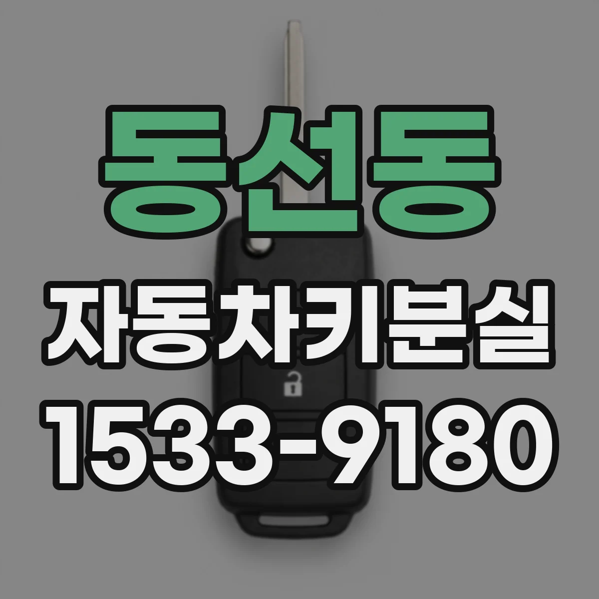 동선동 자동차키분실