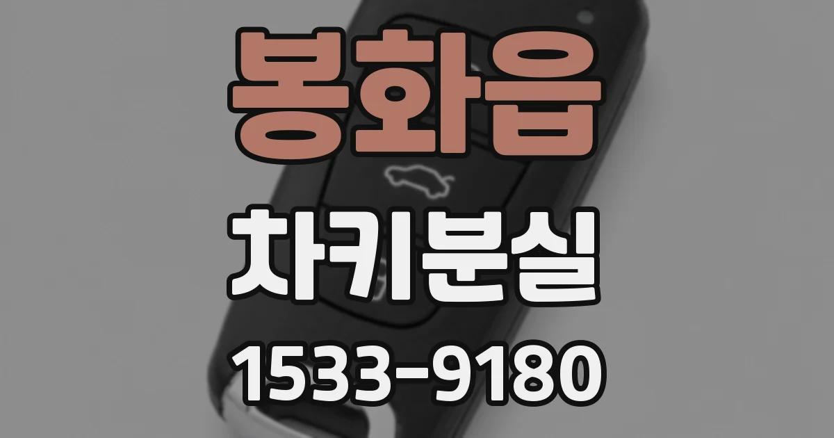 봉화읍 차키분실