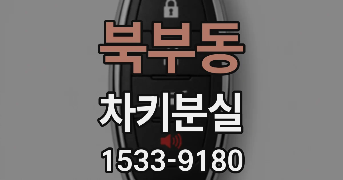 북부동 차키분실