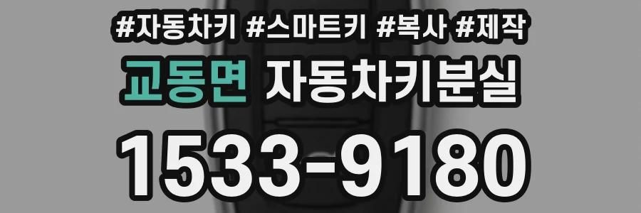 교동면 자동차키분실