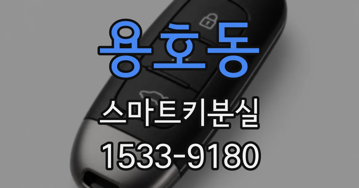 용호동 스마트키분실