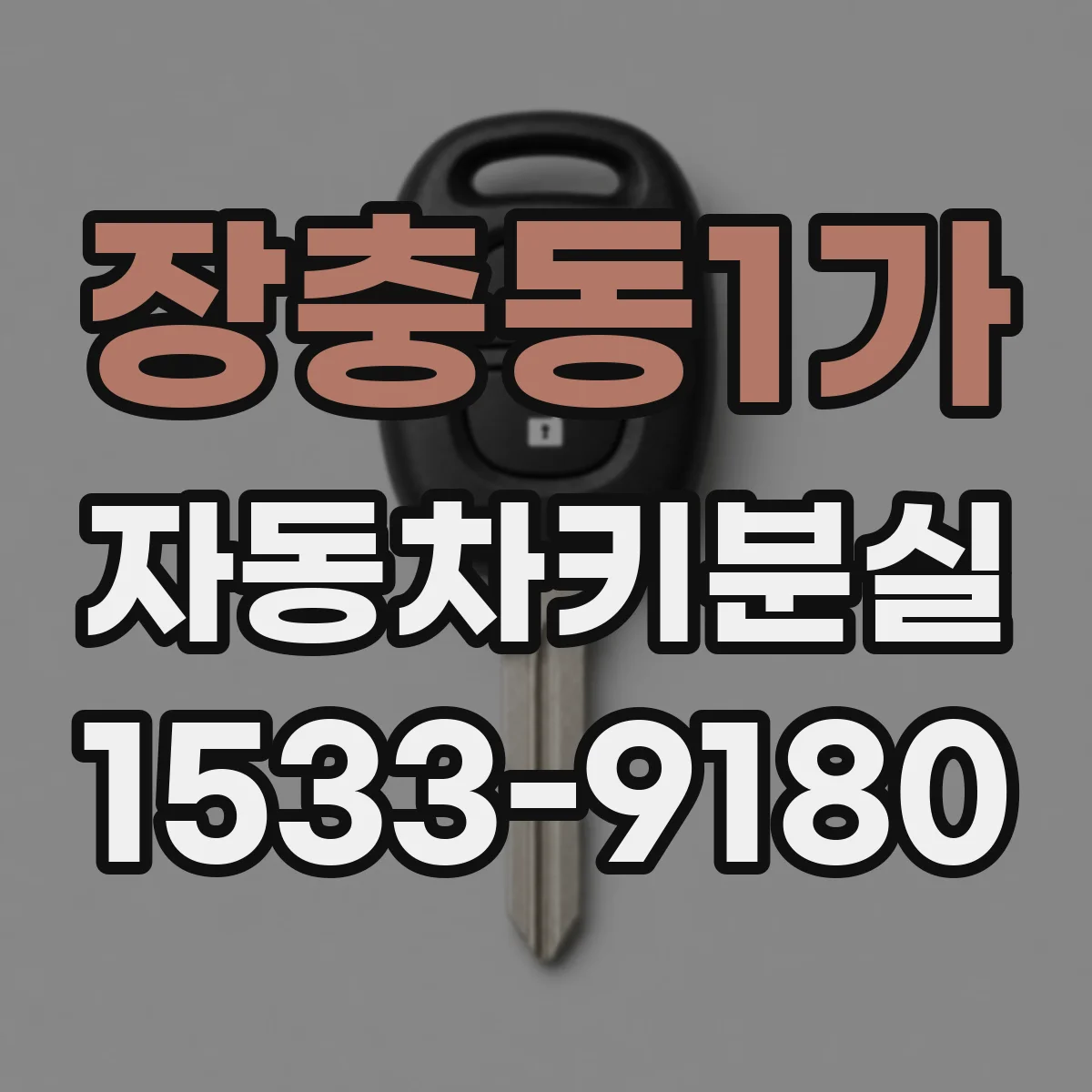 장충동1가 자동차키분실