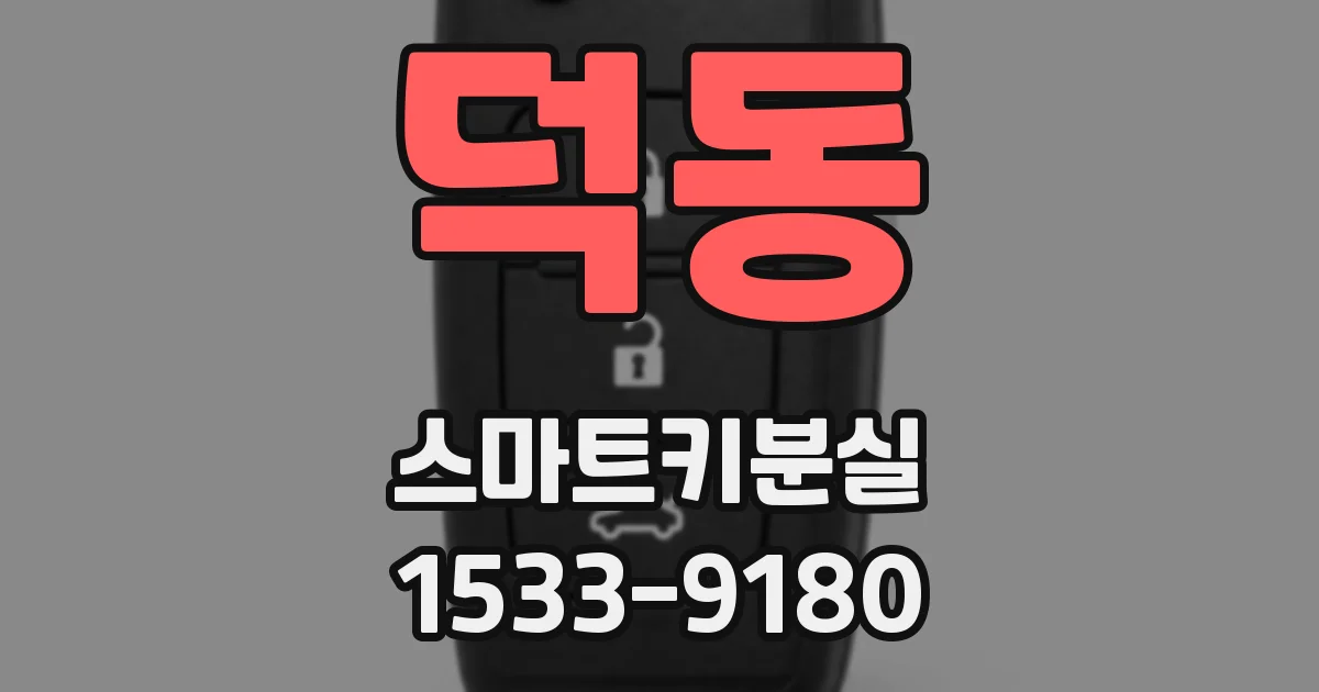 덕동 스마트키분실