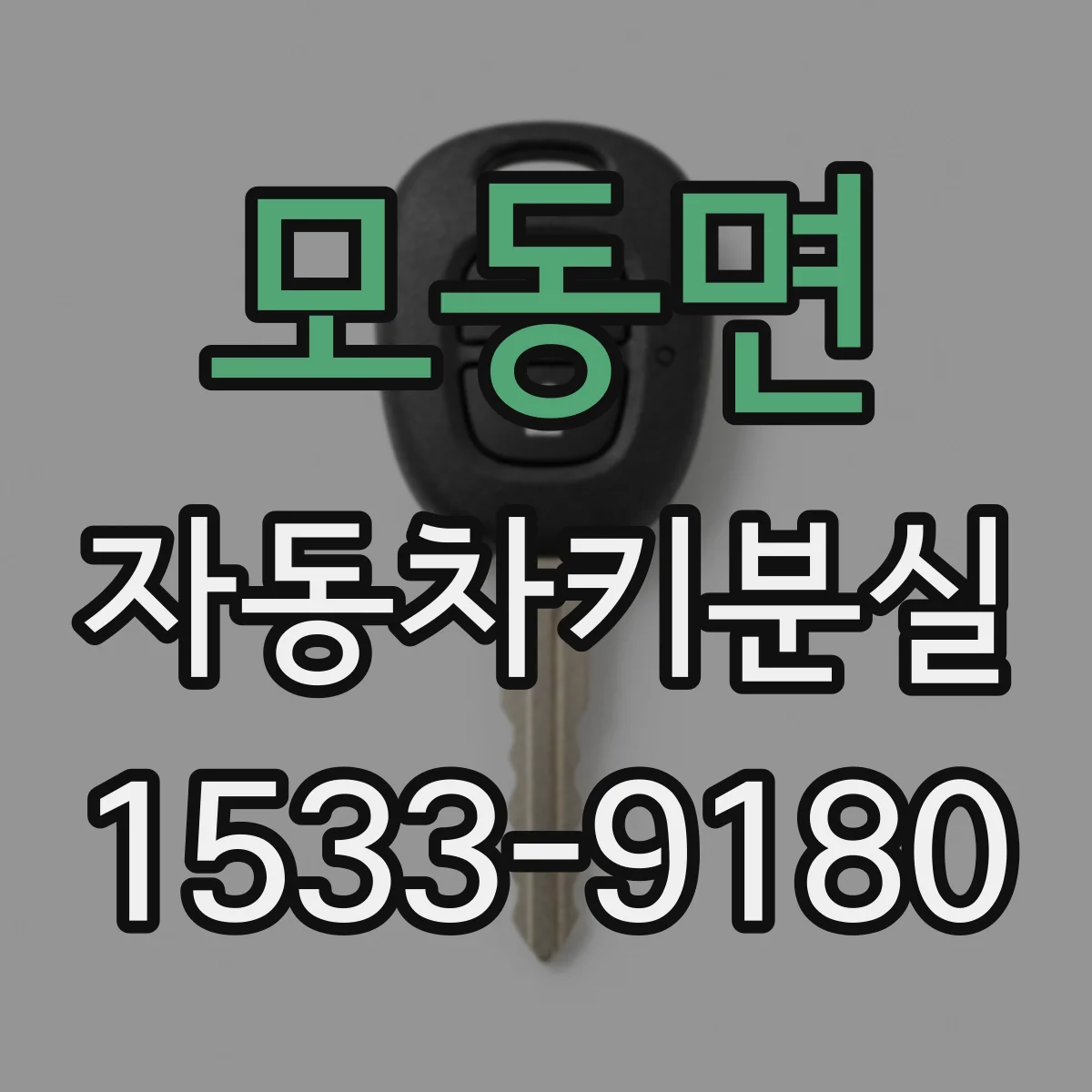 모동면 자동차키분실