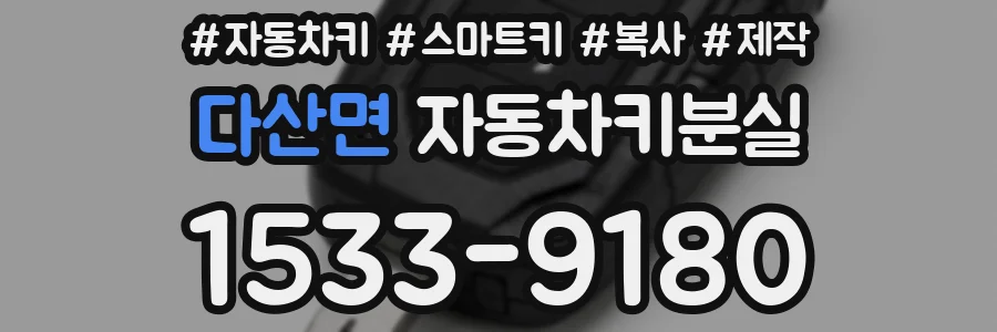 다산면 자동차키분실