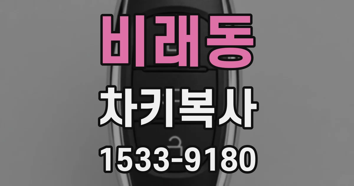 비래동 차키복사