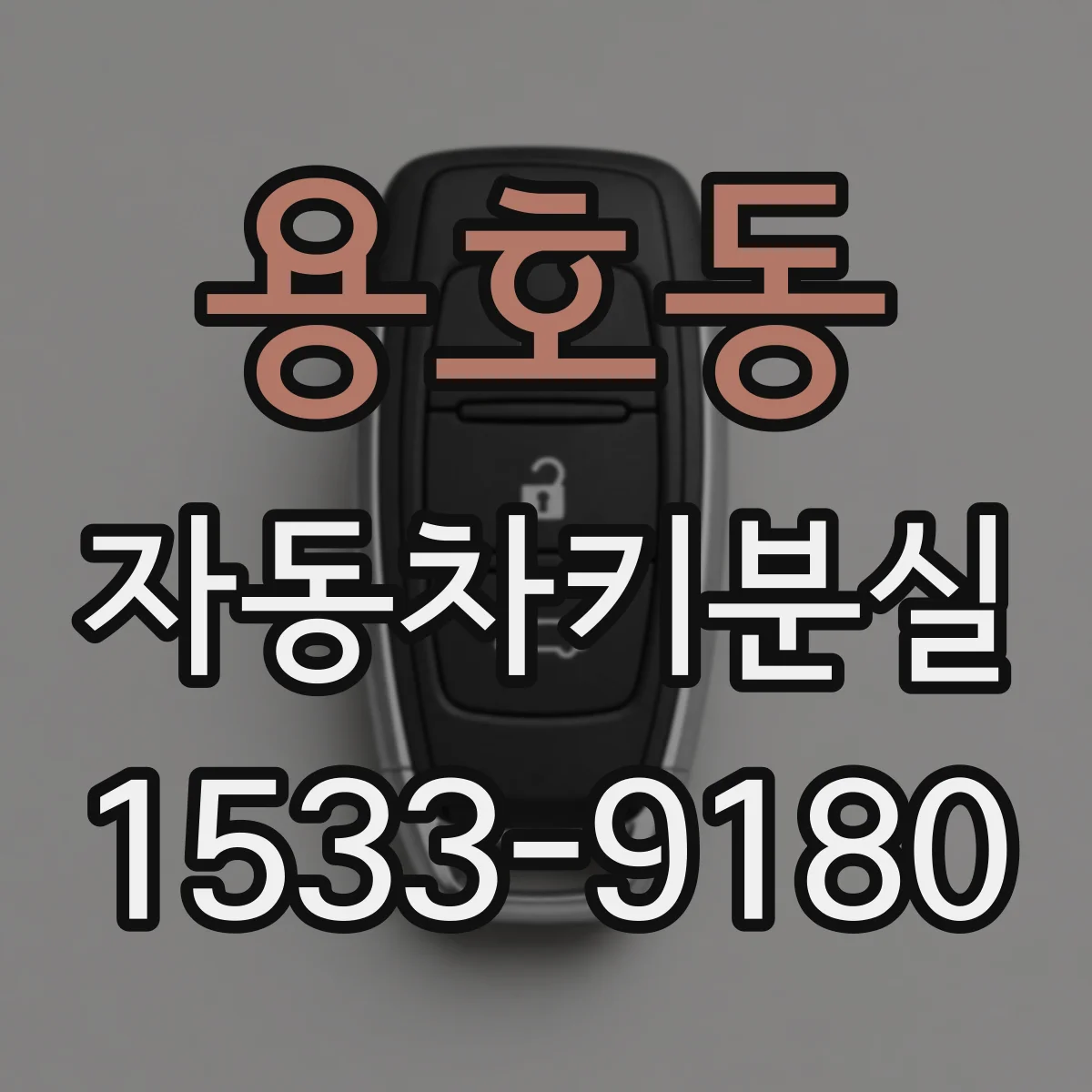 용호동 자동차키분실
