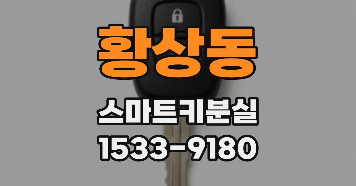 황상동 스마트키분실