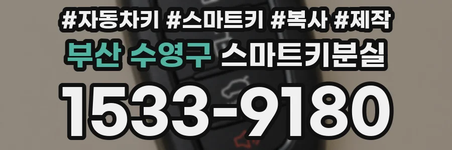 부산 수영구 스마트키분실