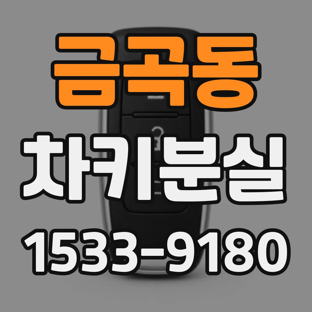 금곡동 차키분실