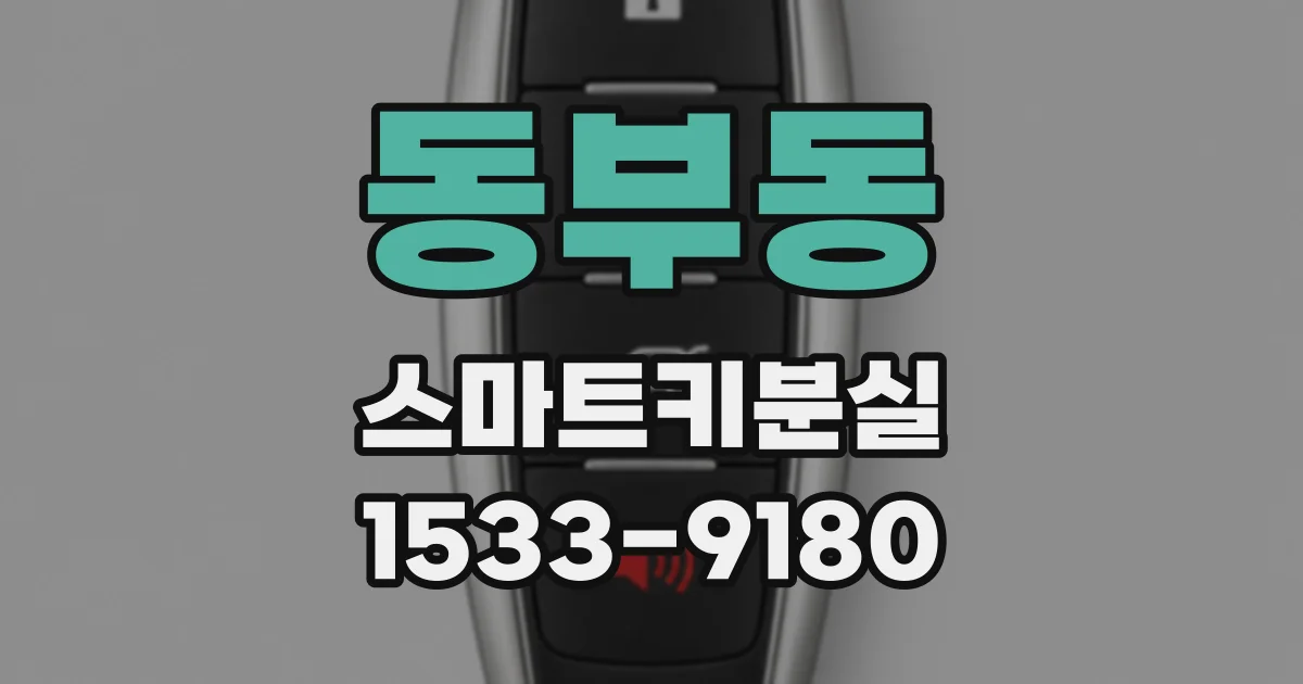동부동 스마트키분실